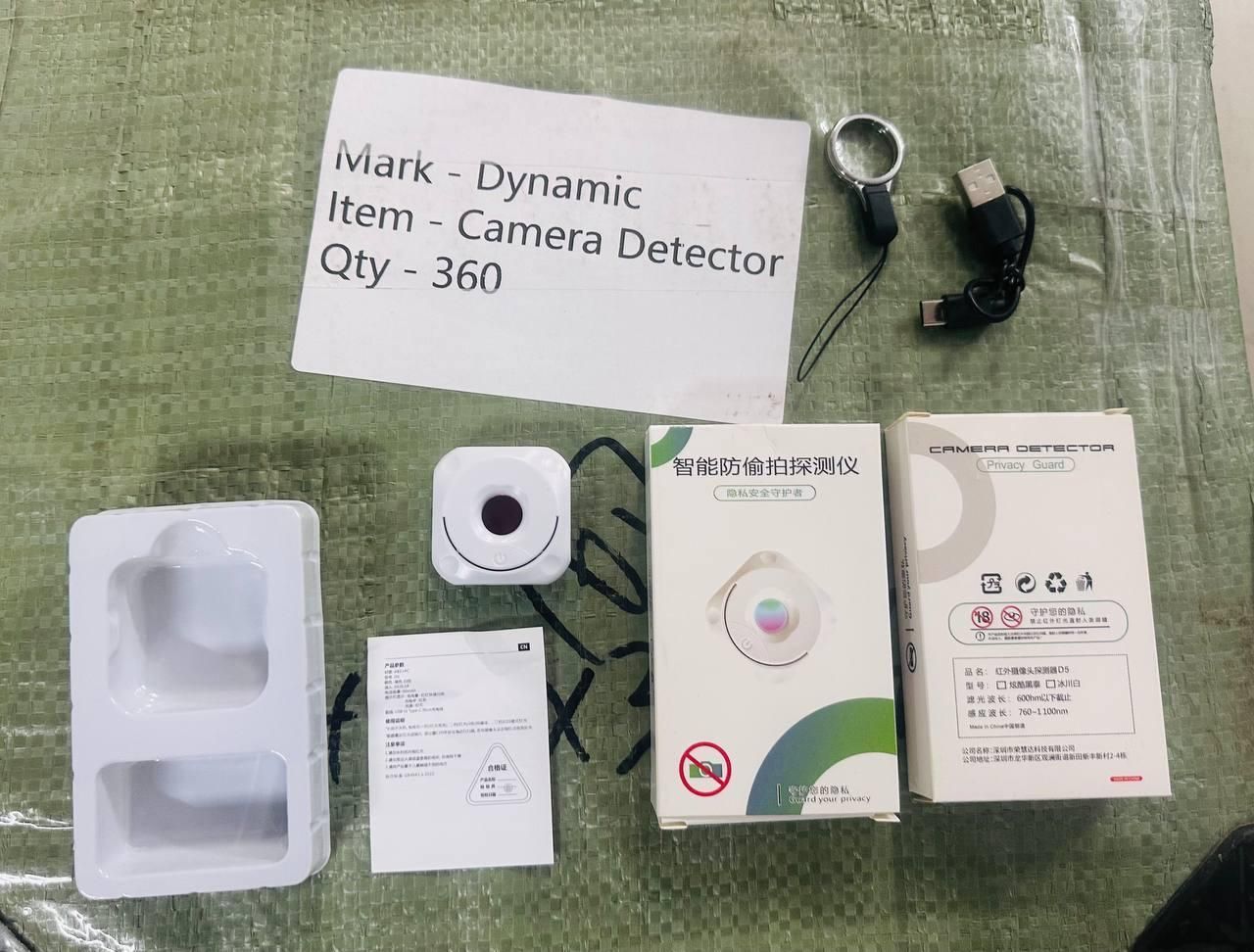 Anti Spy Wireless Infrared Camera Sweeper Device Detector,Indoor use for Hotel/Home/Office/Travel