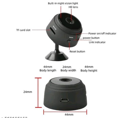 mini spy wifi Camera for Home Office ,pets,bedroom,warehouse Security Indoor & outdoor mini cctv Camera 1080p(64GB)