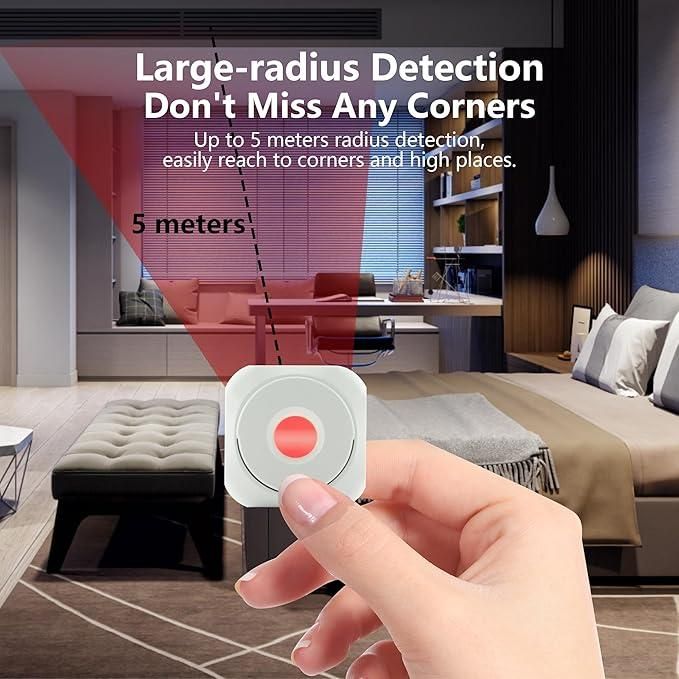 Anti Spy Wireless Infrared Camera Sweeper Device Detector,Indoor use for Hotel/Home/Office/Travel