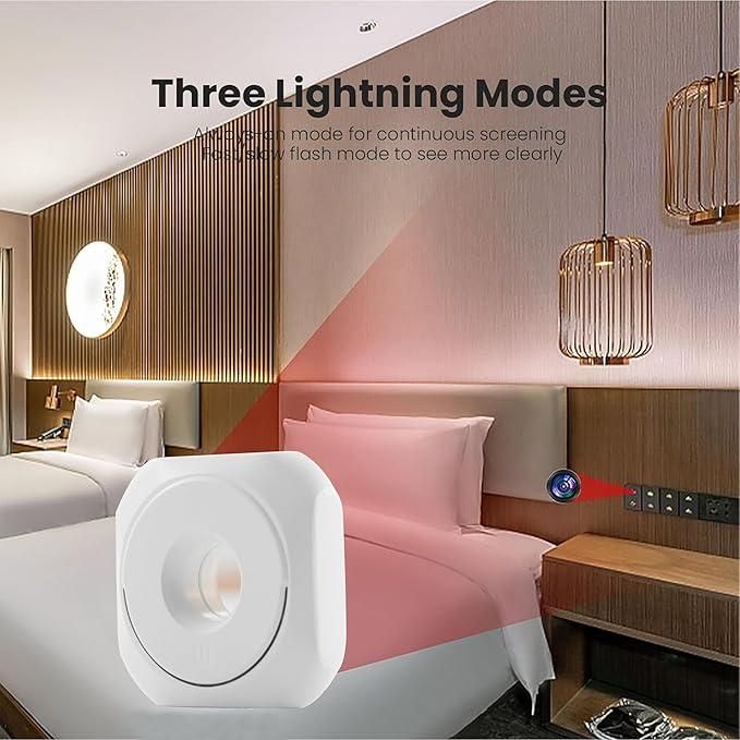 Anti Spy Wireless Infrared Camera Sweeper Device Detector,Indoor use for Hotel/Home/Office/Travel