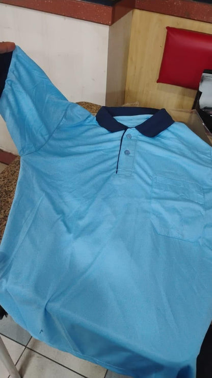 Poly Cotton Solid Half Sleeves Mens Polo T-shirt (Pack of 4)